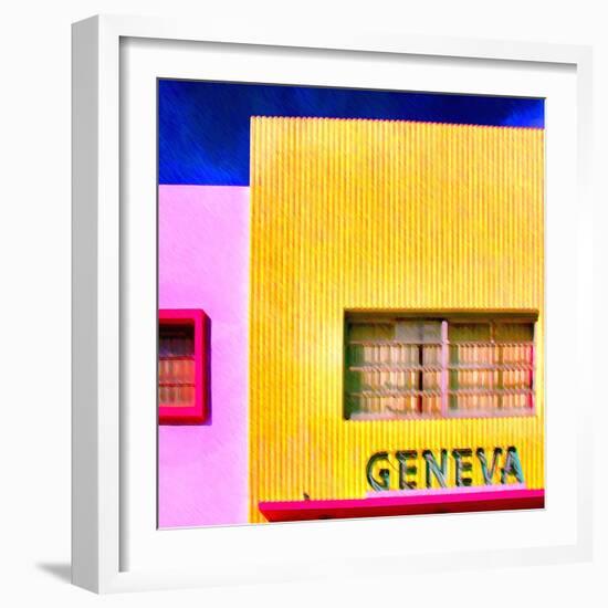 Geneva, Miami-Tosh-Framed Art Print