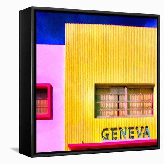 Geneva, Miami-Tosh-Framed Stretched Canvas