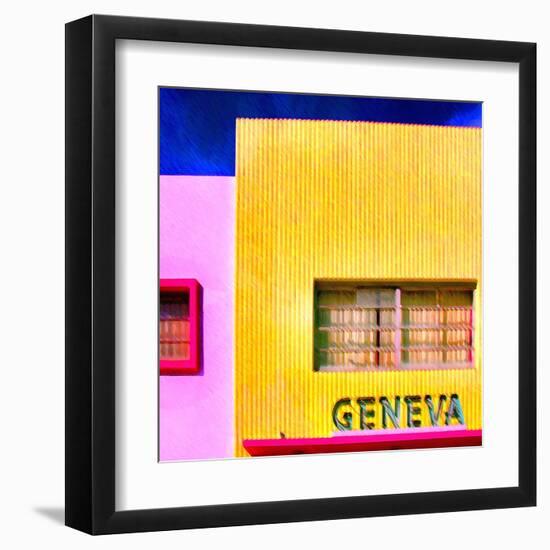 Geneva, Miami-Tosh-Framed Art Print