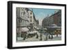 Geneva - Place Du Molard. Postcard Sent in 1913-Swiss photographer-Framed Giclee Print