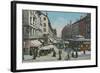 Geneva - Place Du Molard. Postcard Sent in 1913-Swiss photographer-Framed Giclee Print