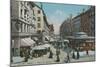 Geneva - Place Du Molard. Postcard Sent in 1913-Swiss photographer-Mounted Giclee Print