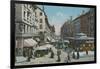 Geneva - Place Du Molard. Postcard Sent in 1913-Swiss photographer-Framed Giclee Print