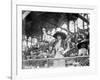 Genevieve Ebbets at Ebbets Field, Brooklyn Dodgers, Baseball Photo - New York, NY-Lantern Press-Framed Art Print