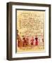 Genghis Khan and his sons by Rashid al-Din-null-Framed Giclee Print