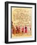 Genghis Khan and his sons by Rashid al-Din-null-Framed Giclee Print