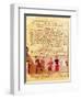 Genghis Khan and his sons by Rashid al-Din-null-Framed Giclee Print