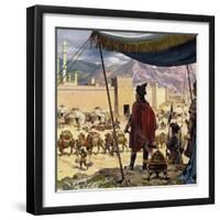 Genghis Khan Decided That Caracorum Would Be His Capital-Alberto Salinas-Framed Giclee Print