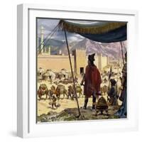 Genghis Khan Decided That Caracorum Would Be His Capital-Alberto Salinas-Framed Giclee Print