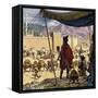 Genghis Khan Decided That Caracorum Would Be His Capital-Alberto Salinas-Framed Stretched Canvas