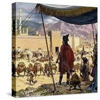 Genghis Khan Decided That Caracorum Would Be His Capital-Alberto Salinas-Stretched Canvas