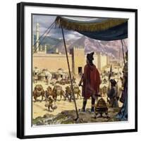 Genghis Khan Decided That Caracorum Would Be His Capital-Alberto Salinas-Framed Giclee Print