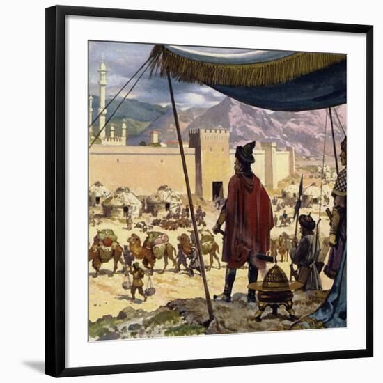 Genghis Khan Decided That Caracorum Would Be His Capital-Alberto Salinas-Framed Giclee Print