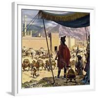 Genghis Khan Decided That Caracorum Would Be His Capital-Alberto Salinas-Framed Giclee Print