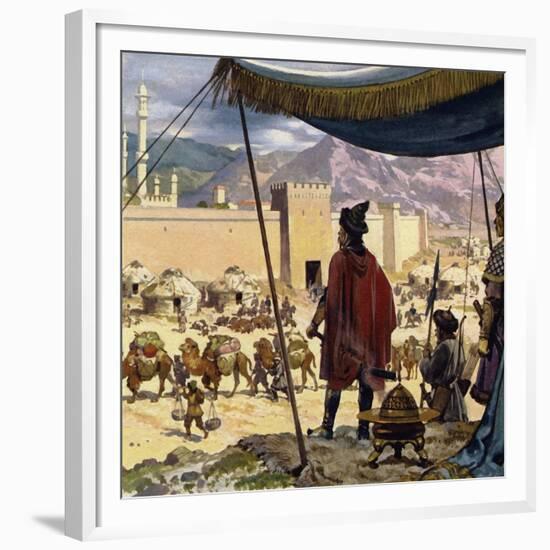 Genghis Khan Decided That Caracorum Would Be His Capital-Alberto Salinas-Framed Giclee Print