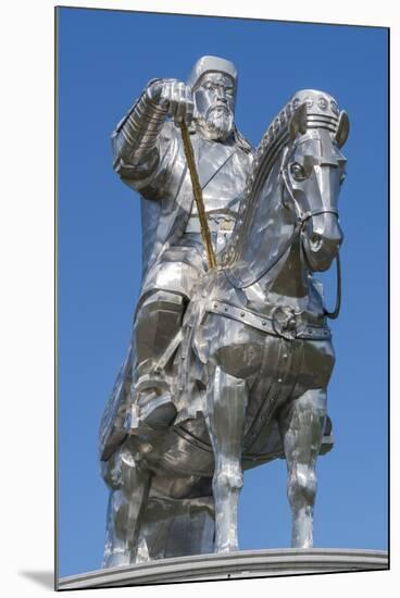 Genghis Khan equestrian statue, Erdene, Tov province, Mongolia, Central Asia, Asia-Francesco Vaninetti-Mounted Photographic Print