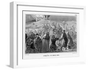 Genghis Khan Invades the West-J.b. Gatti-Framed Art Print