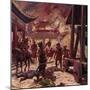 Genghis Khan Killed the Population of Pekin and Razed the City to the Ground-Alberto Salinas-Mounted Giclee Print