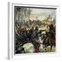 Genghis Khan Led His Army into the Middle East-Alberto Salinas-Framed Giclee Print