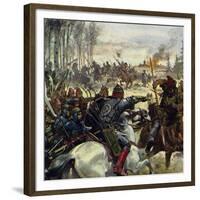 Genghis Khan Led His Army into the Middle East-Alberto Salinas-Framed Giclee Print