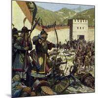 Genghis Khan Marched an Army of 200,000 into China-Alberto Salinas-Mounted Giclee Print