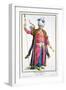 Genghis Khan, Mongol warrior and conqueror, (1780)-Pierre Duflos-Framed Giclee Print