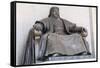 Genghis Khan statue at the Government Palace, Ulan Bator, Mongolia, Central Asia, Asia-Francesco Vaninetti-Framed Stretched Canvas