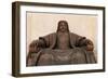 Genghis Khan Statue at the Parliament Building in Suekhbaatar Square, Ulaanbaatar, Mongolia., 2007-Ira Block-Framed Giclee Print