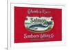 Genista Salmon Can Label (Salmon Only)-Lantern Press-Framed Art Print