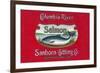 Genista Salmon Can Label (Salmon Only)-Lantern Press-Framed Art Print