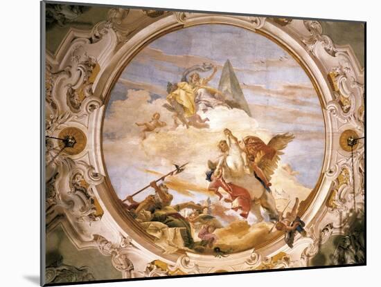 Genius on Pegasus Putting Time to Flight-Giambattista Tiepolo-Mounted Giclee Print