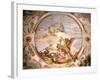 Genius on Pegasus Putting Time to Flight-Giambattista Tiepolo-Framed Giclee Print