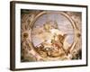 Genius on Pegasus Putting Time to Flight-Giambattista Tiepolo-Framed Giclee Print