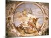 Genius on Pegasus Putting Time to Flight-Giambattista Tiepolo-Mounted Giclee Print