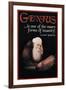 Genius-null-Framed Art Print