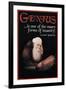 Genius-null-Framed Art Print