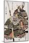 Genkuro Yoshitsune and Musashibo Benkei, Japanese Wood-Cut Print-Lantern Press-Mounted Art Print