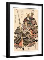 Genkuro Yoshitsune to Musashibo Benkei-Utagawa Toyokuni-Framed Giclee Print