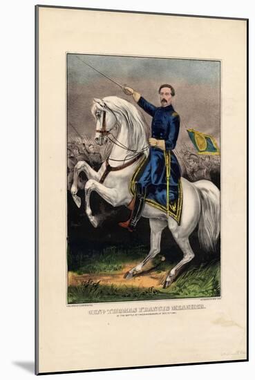 Genl. Thomas Francis Meagher, Pub. by Currier and Ives, C.1862-null-Mounted Giclee Print