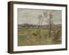 Gennevilliers Plain, 1877-Edgar Degas-Framed Giclee Print