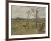 Gennevilliers Plain, 1877-Edgar Degas-Framed Giclee Print