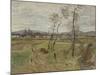 Gennevilliers Plain, 1877-Edgar Degas-Mounted Giclee Print