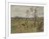 Gennevilliers Plain, 1877-Edgar Degas-Framed Giclee Print