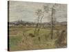 Gennevilliers Plain, 1877-Edgar Degas-Stretched Canvas