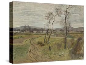 Gennevilliers Plain; La Plaine De Gennevilliers, 1877-Claude Monet-Stretched Canvas