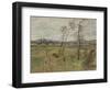 Gennevilliers Plain; La Plaine De Gennevilliers, 1877-Claude Monet-Framed Giclee Print
