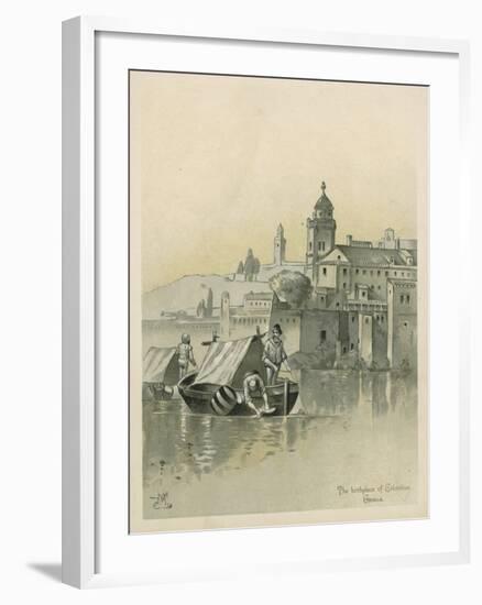 Genoa, Birthplace of Christopher Columbus-Andrew Melrose-Framed Giclee Print