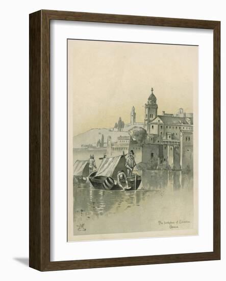 Genoa, Birthplace of Christopher Columbus-Andrew Melrose-Framed Giclee Print