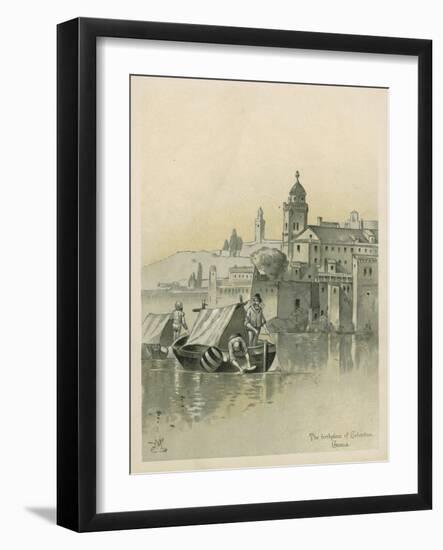 Genoa, Birthplace of Christopher Columbus-Andrew Melrose-Framed Giclee Print