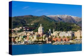 Genoa from the Sea-RnDmS-Stretched Canvas